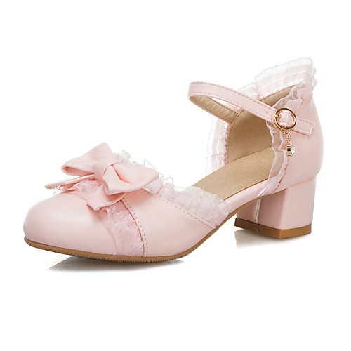 Girls' Flower Girl Shoes Suede Sandals Block Heel Sandals Big Kids(7years ) Bowknot / Buckle White / Pink / Beige Spring / Summer / Party & Evening
Girls' Flower Girl Shoes Suede Sandals Block Heel Sandals Big Kids(7years ) Bowknot / Buckle White / Pink / Beige Spring / Summer / Party & Evening