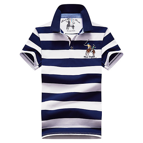 Men's Polo Striped Short Sleeve Daily Tops Cotton Business Basic Red Yellow Green
Men's Polo Striped Short Sleeve Daily Tops Cotton Business Basic Red Yellow Green