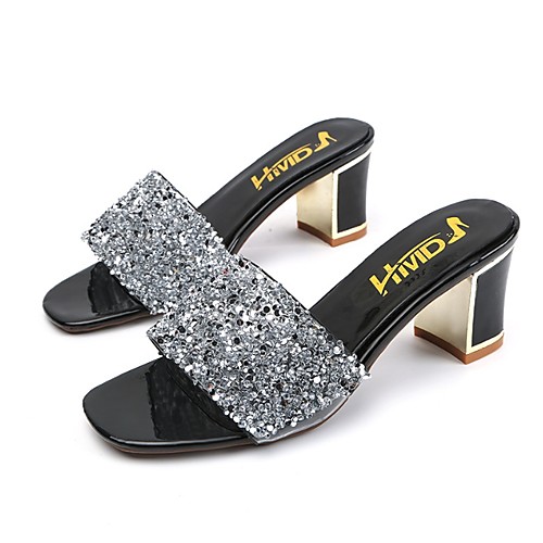 Women's Slippers & Flip-Flops Block Heel Open Toe Daily PU Summer Black Silver Beige
Women's Slippers & Flip-Flops Block Heel Open Toe Daily PU Summer Black Silver Beige