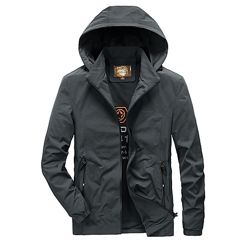 Men's Hiking Jacket Hiking Windbreaker Outdoor Solid Color Thermal Warm Windproof Breathable Quick Dry Jacket Top Spandex Hunting Fishing Climbing Dark Grey Black
Men's Hiking Jacket Hiking Windbreaker Outdoor Solid Color Thermal Warm Windproof Breathable Quick Dry Jacket Top Spandex Hunting Fishing Climbing Dark Grey Black