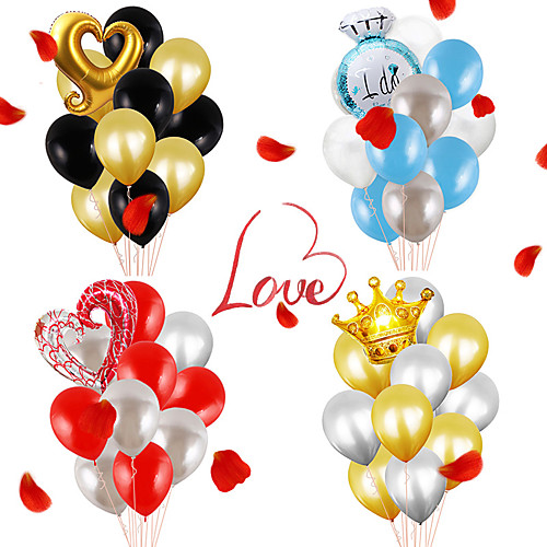 Party Balloons 121 pcs Valentine's Day Party Supplies Latex Balloons Paper Pom Poms Boys and Girls Party Wedding Decoration 12inch for Party Favors Supplies or Home Decoration
Party Balloons 121 pcs Valentine's Day Party Supplies Latex Balloons Paper Pom Poms Boys and Girls Party Wedding Decoration 12inch for Party Favors Supplies or Home Decoration