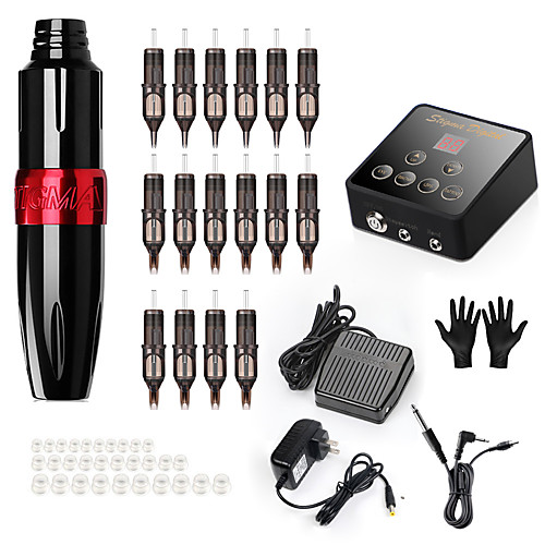 Professional Tattoo Kit Tattoo Machine - Motor Tattoo Pen Set Professional Tattoo Machine Set Motor Tattoo All-in-One Tattoo Equipment
Professional Tattoo Kit Tattoo Machine - Motor Tattoo Pen Set Professional Tattoo Machine Set Motor Tattoo All-in-One Tattoo Equipment