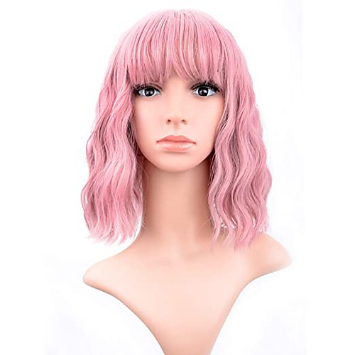 Synthetic Wig Curly Weave With Bangs Wig Long Pink Black Purple Synthetic Hair 12 inch Women's New Arrival Fashion Comfortable Black
Synthetic Wig Curly Weave With Bangs Wig Long Pink Black Purple Synthetic Hair 12 inch Women's New Arrival Fashion Comfortable Black