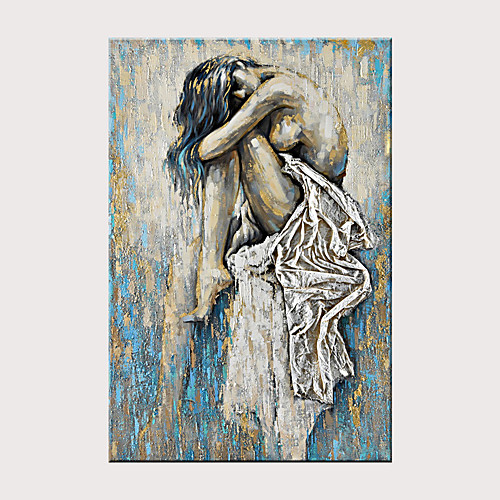 Oil Painting Hand Painted Vertical Abstract Nude Modern Rolled Canvas (No Frame)
Oil Painting Hand Painted Vertical Abstract Nude Modern Rolled Canvas (No Frame)
