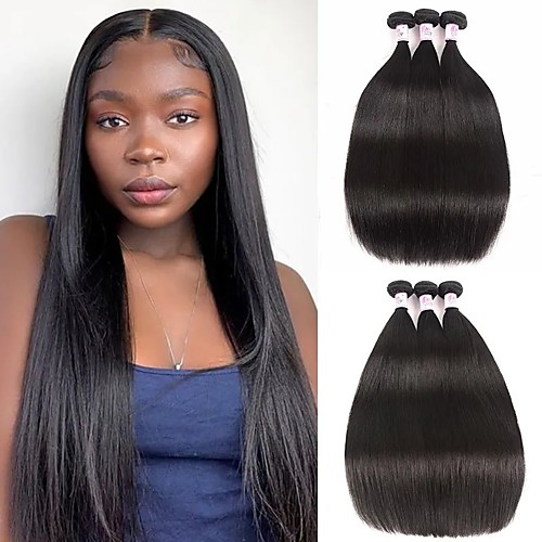 3 Bundles Hair Weaves Brazilian Hair Straight Human Hair Extensions Remy Human Hair 100% Remy Hair Weave Bundles 300 g Natural Color Hair Weaves / Hair Bulk Human Hair Extensions 8-28 inch Natural
3 Bundles Hair Weaves Brazilian Hair Straight Human Hair Extensions Remy Human Hair 100% Remy Hair Weave Bundles 300 g Natural Color Hair Weaves / Hair Bulk Human Hair Extensions 8-28 inch Natural