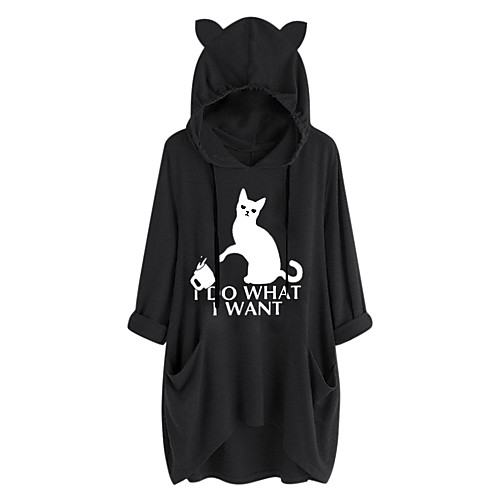 Women's Pullover Hoodie Sweatshirt Print Graphic Text Daily Basic Hoodies Sweatshirts Black Blue Yellow
Women's Pullover Hoodie Sweatshirt Print Graphic Text Daily Basic Hoodies Sweatshirts Black Blue Yellow