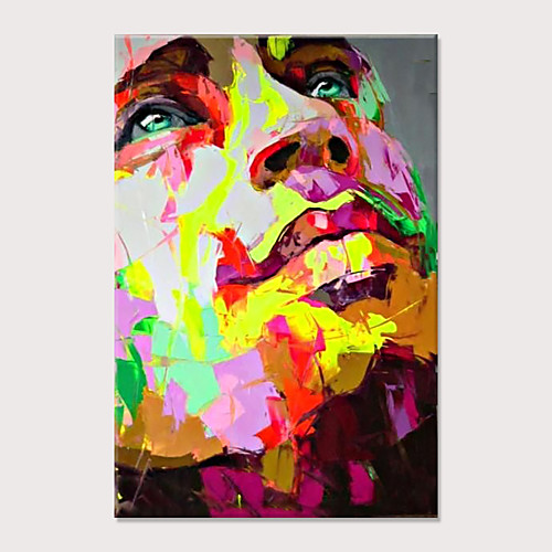 Oil Painting Hand Painted Vertical Abstract People Modern Rolled Canvas (No Frame)
Oil Painting Hand Painted Vertical Abstract People Modern Rolled Canvas (No Frame)