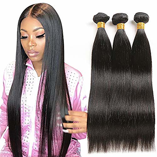 3 Bundles Hair Weaves Brazilian Hair Straight Human Hair Extensions Remy Human Hair 100% Remy Hair Weave Bundles 300 g Natural Color Hair Weaves / Hair Bulk Human Hair Extensions 8-28 inch Natural
3 Bundles Hair Weaves Brazilian Hair Straight Human Hair Extensions Remy Human Hair 100% Remy Hair Weave Bundles 300 g Natural Color Hair Weaves / Hair Bulk Human Hair Extensions 8-28 inch Natural