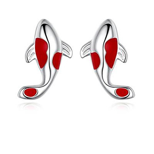 Women's Red AAA Cubic Zirconia Stud Earrings Classic Mermaid Stylish Hippie Cute Platinum Plated Earrings Jewelry Silver For Gift Daily Work 1 Pair
Women's Red AAA Cubic Zirconia Stud Earrings Classic Mermaid Stylish Hippie Cute Platinum Plated Earrings Jewelry Silver For Gift Daily Work 1 Pair