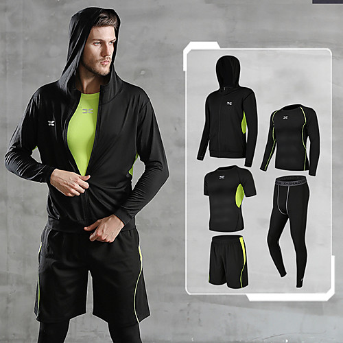 Men's Full Zip Activewear Set Workout Outfits Athletic Athleisure Long Sleeve 5pcs Winter Lightweight Breathable Quick Dry Fitness Gym Workout Running Active Training Jogging Sportswear Outfit Set
Men's Full Zip Activewear Set Workout Outfits Athletic Athleisure Long Sleeve 5pcs Winter Lightweight Breathable Quick Dry Fitness Gym Workout Running Active Training Jogging Sportswear Outfit Set