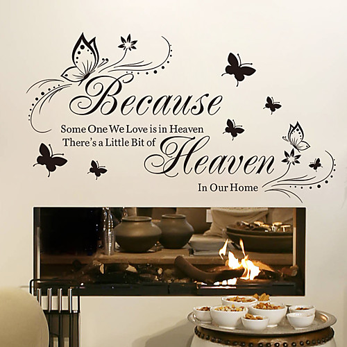 Removable Sticker Because Butterfly Generation Carved Home Background Decoration 3090CM
Removable Sticker Because Butterfly Generation Carved Home Background Decoration 3090CM