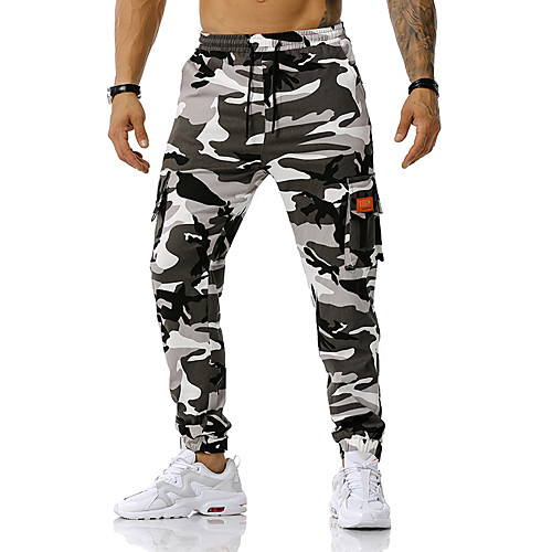 Men's Sporty Pants Active Loose Sports Outdoor Casual Daily Wear Tactical Cargo Pants Camouflage Full Length Blue Green Light gray / Spring / Fall
Men's Sporty Pants Active Loose Sports Outdoor Casual Daily Wear Tactical Cargo Pants Camouflage Full Length Blue Green Light gray / Spring / Fall