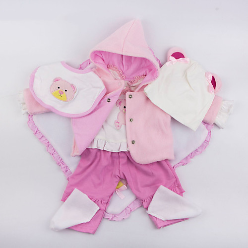 Reborn Baby Dolls Clothes Reborn Doll Accesories Cotton Fabric for 22-24 Inch Reborn Doll Not Include Reborn Doll Bear Soft Pure Handmade Girls' 7 pcs
Reborn Baby Dolls Clothes Reborn Doll Accesories Cotton Fabric for 22-24 Inch Reborn Doll Not Include Reborn Doll Bear Soft Pure Handmade Girls' 7 pcs