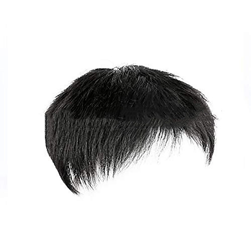 Synthetic Wig Toupees kinky Straight Middle Part Wig Short Black Synthetic Hair 6 inch Men's Cool Exquisite Comfy Black
Synthetic Wig Toupees kinky Straight Middle Part Wig Short Black Synthetic Hair 6 inch Men's Cool Exquisite Comfy Black