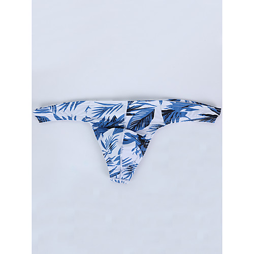 Men's 1 Piece Print G-string Underwear - Normal Low Waist White Black Blue S M L
Men's 1 Piece Print G-string Underwear - Normal Low Waist White Black Blue S M L