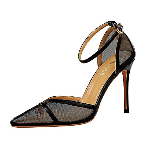 Women's Sandals Stiletto Heel Open Toe Daily PU Solid Colored Nude White Black
Women's Sandals Stiletto Heel Open Toe Daily PU Solid Colored Nude White Black