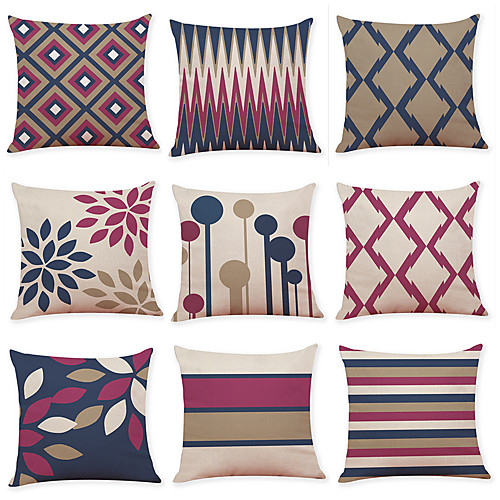 1 Set of 9 pcs Modern Geometry Series Decorative Linen Throw Pillow Cover Home Sofa Decorative
1 Set of 9 pcs Modern Geometry Series Decorative Linen Throw Pillow Cover Home Sofa Decorative