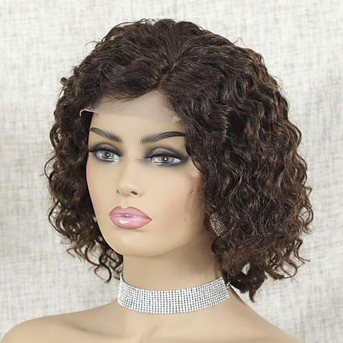 Remy Human Hair Lace Front Wig Pixie Cut style Brazilian Hair Water Wave Brown Wig 150% Density Women's Short Human Hair Lace Wig
Remy Human Hair Lace Front Wig Pixie Cut style Brazilian Hair Water Wave Brown Wig 150% Density Women's Short Human Hair Lace Wig