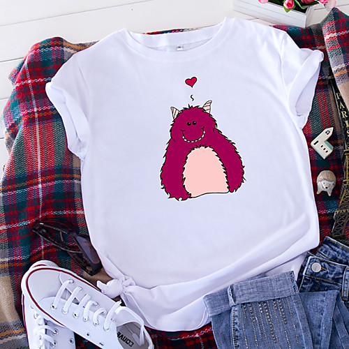 Women's T shirt Graphic Text Letter Print Round Neck Tops 100% Cotton Basic Basic Top White Black Yellow
Women's T shirt Graphic Text Letter Print Round Neck Tops 100% Cotton Basic Basic Top White Black Yellow