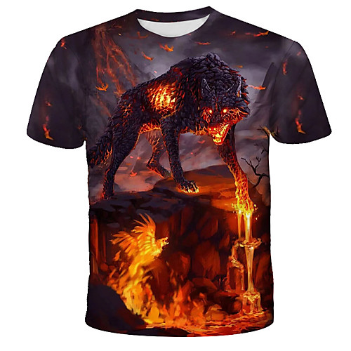 Men's T shirt Graphic Print Short Sleeve Daily Tops Streetwear Exaggerated Red
Men's T shirt Graphic Print Short Sleeve Daily Tops Streetwear Exaggerated Red