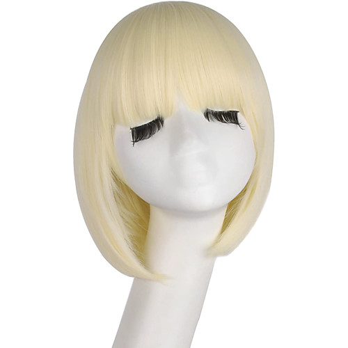 Synthetic Wig Straight Neat Bang Wig Medium Length Dark Brown Pink White Black Synthetic Hair 12 inch Women's Party New Arrival Fashion Black
Synthetic Wig Straight Neat Bang Wig Medium Length Dark Brown Pink White Black Synthetic Hair 12 inch Women's Party New Arrival Fashion Black