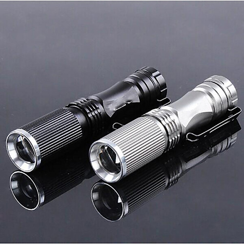 

LED Flashlights / Torch Tactical Rechargeable 600 lm LED LED 1 Emitters 1 Mode Tactical Zoomable Rechargeable Adjustable Focus Impact Resistant Compact Size Camping / Hiking / Caving Everyday Use