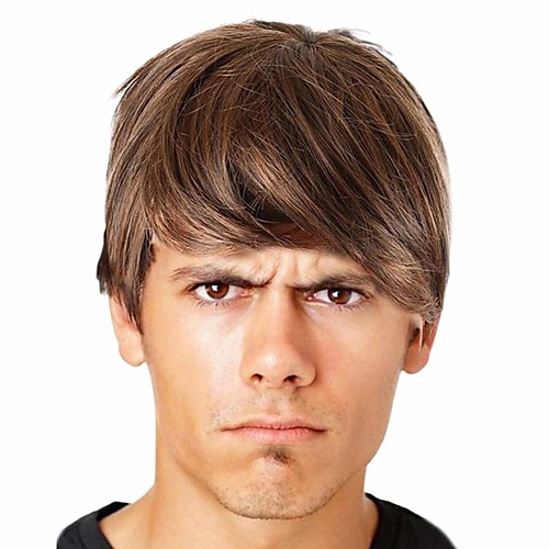 Synthetic Wig Natural Straight With Bangs Wig Short Brown Natural Black Sliver White Synthetic Hair 10 inch Men's Fashionable Design Party New Arrival Silver Black
Synthetic Wig Natural Straight With Bangs Wig Short Brown Natural Black Sliver White Synthetic Hair 10 inch Men's Fashionable Design Party New Arrival Silver Black