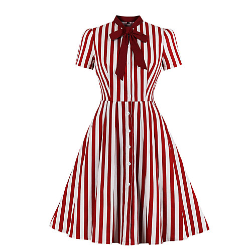 Audrey Hepburn Dresses 1950s Vintage Vacation Dress Dress A-Line Dress Tea Dress Rockabilly Women's Spandex Costume Wine / LightBlue Vintage Cosplay A-Line
Audrey Hepburn Dresses 1950s Vintage Vacation Dress Dress A-Line Dress Tea Dress Rockabilly Women's Spandex Costume Wine / LightBlue Vintage Cosplay A-Line