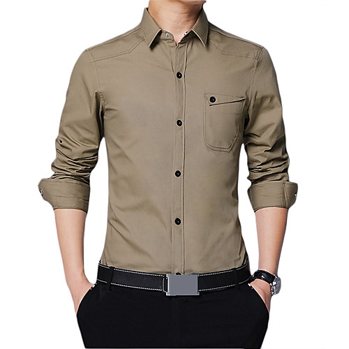 Men's Shirt Solid Colored Camo / Camouflage Plus Size Long Sleeve Daily Tops Cotton Business Basic Black Army Green Khaki
Men's Shirt Solid Colored Camo / Camouflage Plus Size Long Sleeve Daily Tops Cotton Business Basic Black Army Green Khaki