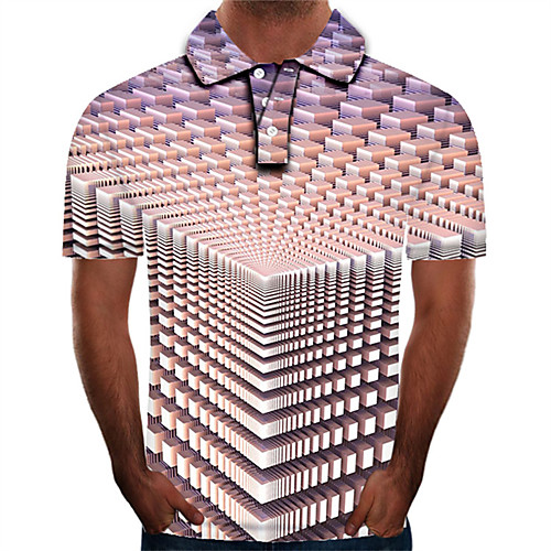 Men's Polo Graphic 3D Plus Size Print Short Sleeve Daily Tops Streetwear Exaggerated Rainbow
Men's Polo Graphic 3D Plus Size Print Short Sleeve Daily Tops Streetwear Exaggerated Rainbow
