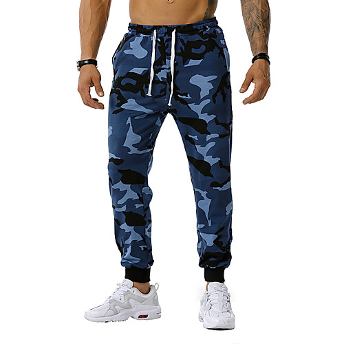 Men's Sporty Casual Outdoor Cotton Loose Training Outdoor clothing Practise Sweatpants Pants Camouflage Full Length Blue Red Orange / Spring / Fall
Men's Sporty Casual Outdoor Cotton Loose Training Outdoor clothing Practise Sweatpants Pants Camouflage Full Length Blue Red Orange / Spring / Fall