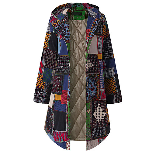 Women's Geometric Basic Jacket Long Daily Long Sleeve Polyester Coat Tops Red
Women's Geometric Basic Jacket Long Daily Long Sleeve Polyester Coat Tops Red