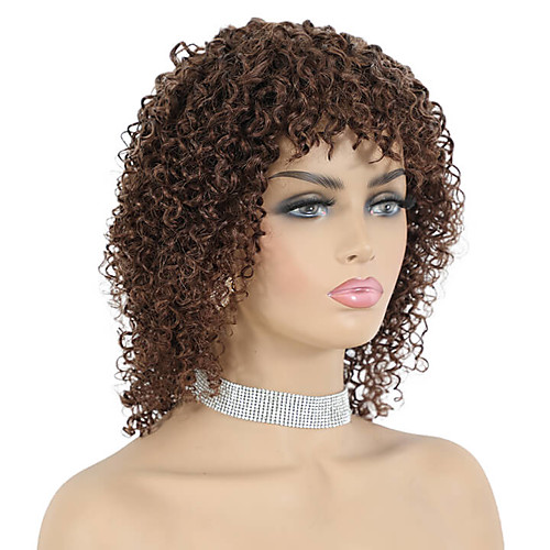Remy Human Hair Wig Short Bohemian Curly Pixie Cut Dark Brown New Arrival Capless Brazilian Hair Women's Dark Brown#2 10 inch
Remy Human Hair Wig Short Bohemian Curly Pixie Cut Dark Brown New Arrival Capless Brazilian Hair Women's Dark Brown#2 10 inch