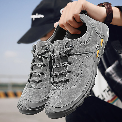 Men's Hiking Shoes Sneakers Anti-Slip Wearable Comfortable Hiking Outdoor Exercise Walking Spring, Fall, Winter, Summer Black Grey Brown
Men's Hiking Shoes Sneakers Anti-Slip Wearable Comfortable Hiking Outdoor Exercise Walking Spring, Fall, Winter, Summer Black Grey Brown