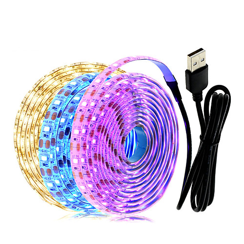 5M USB LED Strip Lights SMD 2835 DC 5V Waterproof Flexible Light Lamp 60LEDs / M Desktop Decoration Tape TV Background Room Lighting
5M USB LED Strip Lights SMD 2835 DC 5V Waterproof Flexible Light Lamp 60LEDs / M Desktop Decoration Tape TV Background Room Lighting