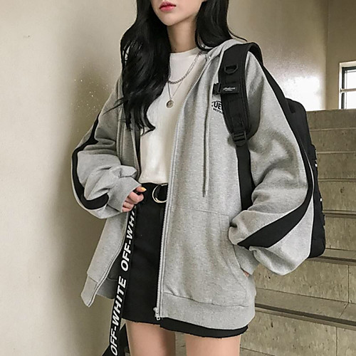 Women's Hoodie Jacket Coat Classic Style Hoodie Color Block Cute Sport Athleisure Jacket Long Sleeve Thermal Soft Everyday Use Casual Daily
Women's Hoodie Jacket Coat Classic Style Hoodie Color Block Cute Sport Athleisure Jacket Long Sleeve Thermal Soft Everyday Use Casual Daily