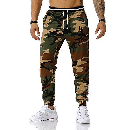Men's Sports & Outdoors Pants Casual / Daily Cotton Loose Daily Wear Vacation Sweatpants Pants Camouflage Full Length Blue Green Light gray / Spring / Summer / Fall / Winter
Men's Sports & Outdoors Pants Casual / Daily Cotton Loose Daily Wear Vacation Sweatpants Pants Camouflage Full Length Blue Green Light gray / Spring / Summer / Fall / Winter