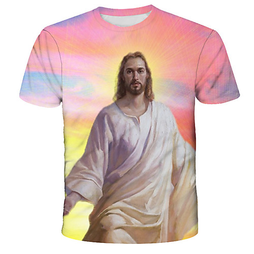 Men's T shirt Graphic Print Short Sleeve Daily Tops Streetwear Exaggerated Rainbow
Men's T shirt Graphic Print Short Sleeve Daily Tops Streetwear Exaggerated Rainbow