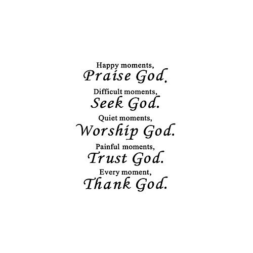 Thank God Thanksgiving God A Generation Of Carved English Proverbs Home Background Decoration Removable Stickers 6045CM
Thank God Thanksgiving God A Generation Of Carved English Proverbs Home Background Decoration Removable Stickers 6045CM