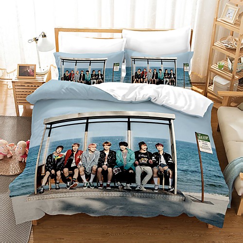 Home Textiles 3D Bedding Set Duvet Cover with Pillowcase 2/3pcs Bedroom Duvet Cover Sets Bedding BTS
Home Textiles 3D Bedding Set Duvet Cover with Pillowcase 2/3pcs Bedroom Duvet Cover Sets Bedding BTS