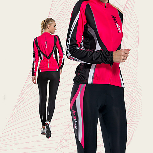 TASDAN Women's Long Sleeve Cycling Jersey with Tights Winter Fleece Red Blue Stripes Patchwork Bike Breathable Quick Dry Sports Stripes Mountain Bike MTB Road Bike Cycling Clothing Apparel / Stretchy
TASDAN Women's Long Sleeve Cycling Jersey with Tights Winter Fleece Red Blue Stripes Patchwork Bike Breathable Quick Dry Sports Stripes Mountain Bike MTB Road Bike Cycling Clothing Apparel / Stretchy