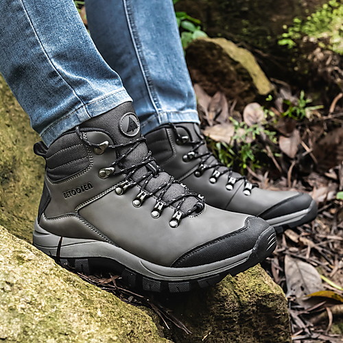 Men's Hiking Shoes Wearable Comfortable Hiking Outdoor Exercise Walking Spring, Fall, Winter, Summer Black Army Green Dark Gray
Men's Hiking Shoes Wearable Comfortable Hiking Outdoor Exercise Walking Spring, Fall, Winter, Summer Black Army Green Dark Gray