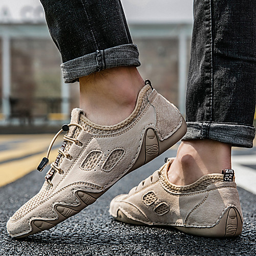 Men's Trainers Athletic Shoes Casual British Daily Outdoor Walking Shoes Mesh Massage Non-slipping Light Brown Gray Fall Summer
Men's Trainers Athletic Shoes Casual British Daily Outdoor Walking Shoes Mesh Massage Non-slipping Light Brown Gray Fall Summer