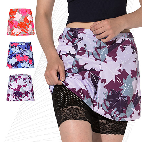 TASDAN Women's Cycling Skirt Polyester Bike Bottoms Quick Dry Sports Floral Botanical Purple / Red / Blue Mountain Bike MTB Road Bike Cycling Clothing Apparel Bike Wear / Stretchy
TASDAN Women's Cycling Skirt Polyester Bike Bottoms Quick Dry Sports Floral Botanical Purple / Red / Blue Mountain Bike MTB Road Bike Cycling Clothing Apparel Bike Wear / Stretchy