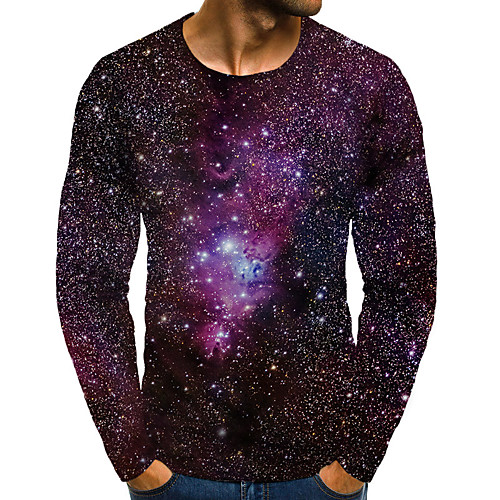 Men's T shirt Graphic Plus Size Print Long Sleeve Daily Tops Basic Exaggerated Blue Purple Rainbow
Men's T shirt Graphic Plus Size Print Long Sleeve Daily Tops Basic Exaggerated Blue Purple Rainbow