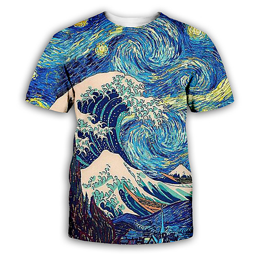 Men's T shirt Graphic Print Short Sleeve Party Tops Exaggerated Rainbow
Men's T shirt Graphic Print Short Sleeve Party Tops Exaggerated Rainbow