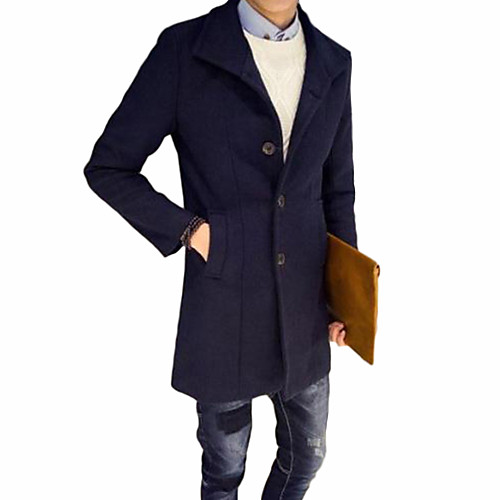 Men's Trench Coat Solid Colored Winter Trench Coat Work Polyester Coat Tops Black
Men's Trench Coat Solid Colored Winter Trench Coat Work Polyester Coat Tops Black