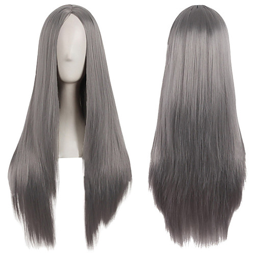 Synthetic Wig Natural Straight Middle Part Wig Long Brown Blonde Grey Pink Green Synthetic Hair 28 inch Women's Creative Party Fashion Brown Gray
Synthetic Wig Natural Straight Middle Part Wig Long Brown Blonde Grey Pink Green Synthetic Hair 28 inch Women's Creative Party Fashion Brown Gray