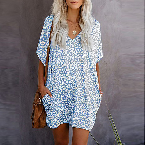 Women's A Line Dress Short Mini Dress Blue Green Beige Half Sleeve Floral Summer V Neck Hot Casual 2021 S M L XL
Women's A Line Dress Short Mini Dress Blue Green Beige Half Sleeve Floral Summer V Neck Hot Casual 2021 S M L XL