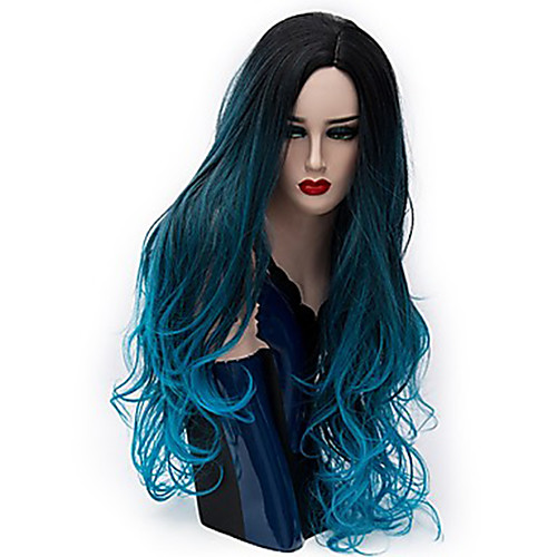 Cosplay Costume Wig Synthetic Wig Ombre Curly Cosplay Middle Part Wig Ombre Long Pink / Purple Blue Purple / Pink / Blue Black / Green Rainbow Synthetic Hair 28 inch Women's Cosplay Party Ombre
Cosplay Costume Wig Synthetic Wig Ombre Curly Cosplay Middle Part Wig Ombre Long Pink / Purple Blue Purple / Pink / Blue Black / Green Rainbow Synthetic Hair 28 inch Women's Cosplay Party Ombre